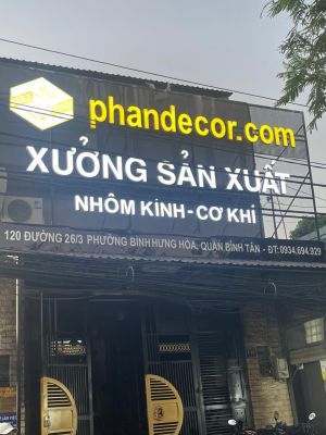 Chuyên thi công bảng hiệu giá tốt chuyên nghiệp tại Thành Phố Hồ Chí Minh